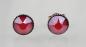 Preview: Red Crystal Royal - Black Jack Ohrstecker LE